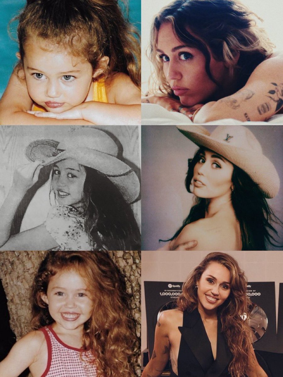 MileyIsInspired's tweet photo. miley then                              miley now https://t.co/1X5VdgXDkt