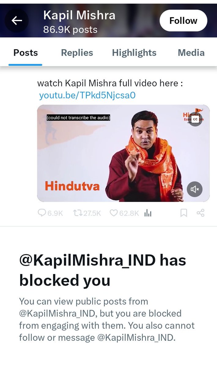 अगर हिम्मत है तो अपनी सरकार से #UttamNagar मामले में एनकाउंटर और बुलडोजर एक्शन करवाकर दिखाएँ।
  हिंदुत्व का कार्ड खेलना बहुत जानता है कपिल मिश्रा।
दिल्ली सरकार के मंत्री को सच सुनना चाहिए और उसके लिए आम जनता को X पर ब्लॉक नहीं करना चाहिए।

#Delhi