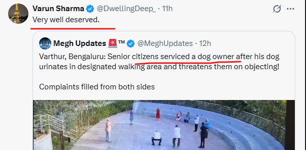 IF THIS IS HOW DOG HATERS MANIPULATE HUMANS VIA THEIR POSTS, IMAGINE WHAT THEY DO TO DOGS BEFORE CRYING WOLF!!

According to this Dog hater, when dog lover beats the dog haters, he calls it “mental illness” or “terrorism”. 

But when dog haters attack or insult dog lovers, he