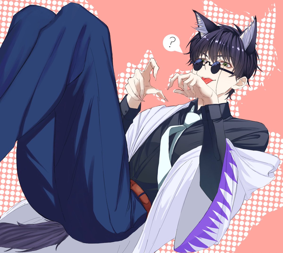 llsuc7db's tweet photo. 猫化しちゃったワース君🕶️
後輩に（お前も毛繕いしてやろうか？）とか言って欲しい https://t.co/zI8B3UJbh1