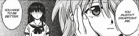 Cheshiregijinka's tweet photo. @KaiKai2492 allright just a small one that's not a spoiler but once you know, you just know

could you believe this character, that has no name, that appears in only 2 panels at best and we never saw again, had such a monumental *negative* influence in asuka's damaged mind? https://t.co/cwHVn39fvl