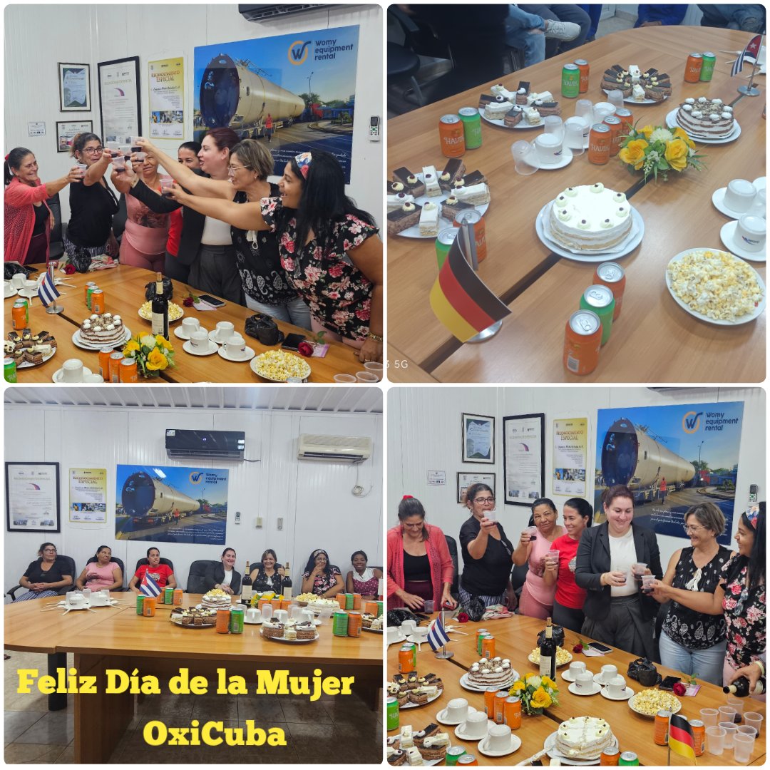 OxiCuba 
Nuestra empresa les desea Feliz Día Internacional de la Mujer a todas las feminas .
"Somos apasionadas, divertidas, fuertes, creativas y valientes". 
Clara RBA
#Cuba