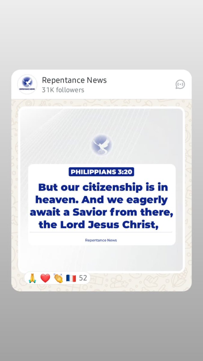 #BibleBirthpains
This is the time to invest in the Kingdom of God.