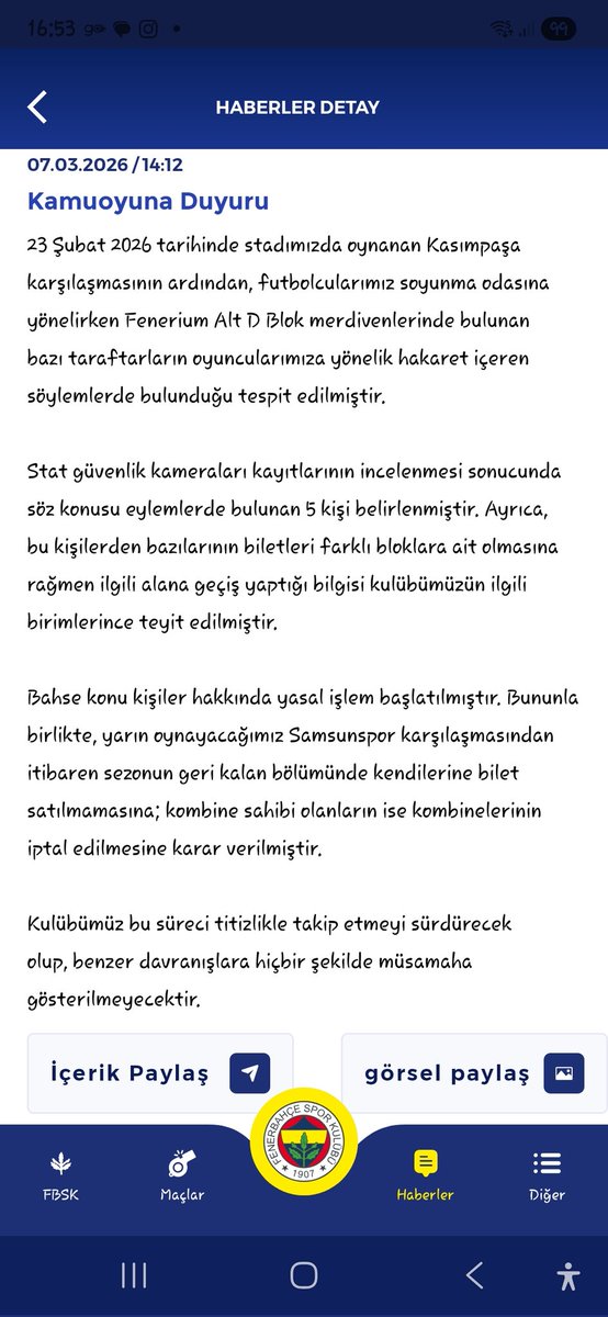 KFY | Kalbinde Fenerbahçe’yi Yaşatanlar tweet media