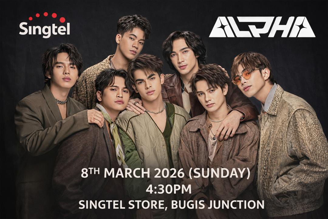 alphaofficialmy's tweet photo. Hai semua Singaporeans! 👋
Jangan lupa jumpa kami di Singtel Store, Bugis Junction pada 8 Mac, jam 4.30 petang!
Datanglah dan meriahkan suasana bersama kami. Jumpa anda esok! 🎉
#Alpha
#AstroMalaysia
#RocketfuelEntertainment
#Singtel
#BugisJunction https://t.co/RvJqgRLycG