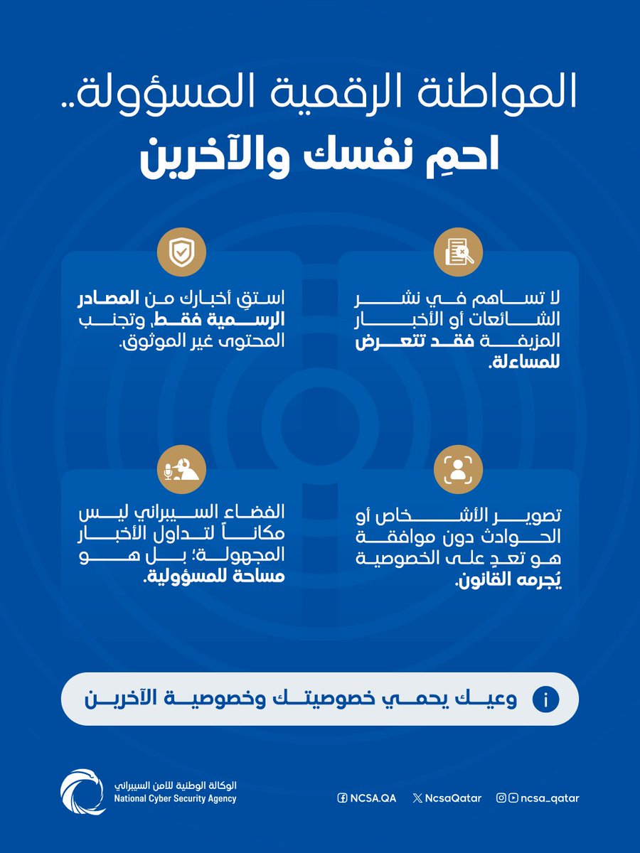 الوكالة الوطنية للأمن السيبراني tweet media