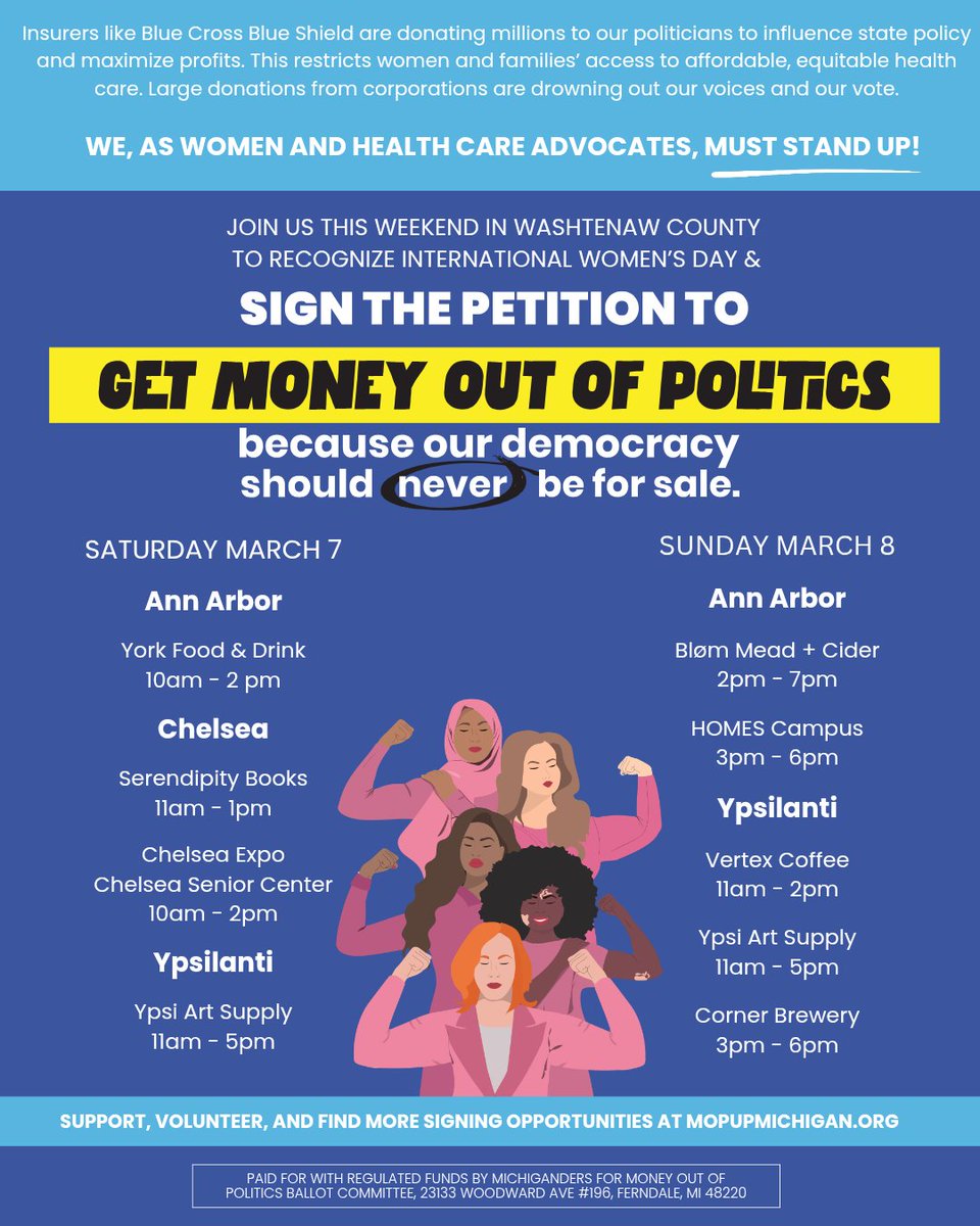 Michiganders for Money out of Politics (MMOP) tweet media