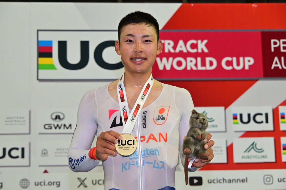 2026UCIトラックワールドカップ・パース
二日目
男子オムニアムで今村駿介が金！
女子マディソンで垣田真穂・内野艶和ペアが金！