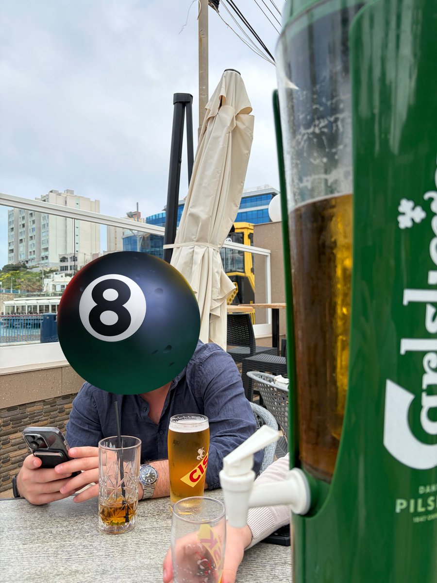 IceMorris7's tweet photo. Saturday morning. Wife’s at home breastfeeding the kids. As much as I like boobs, my talents were needed elsewhere. The beer tower tempts a man like Eve in the fuckin garden. 8 ball left pocky #Valhalla #RalphLauren #Lacrosse https://t.co/q68nlg9Z1c