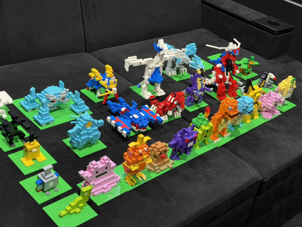 勢いでレゴでポケモン作ってみました！ もっといろんなパーツが欲しい