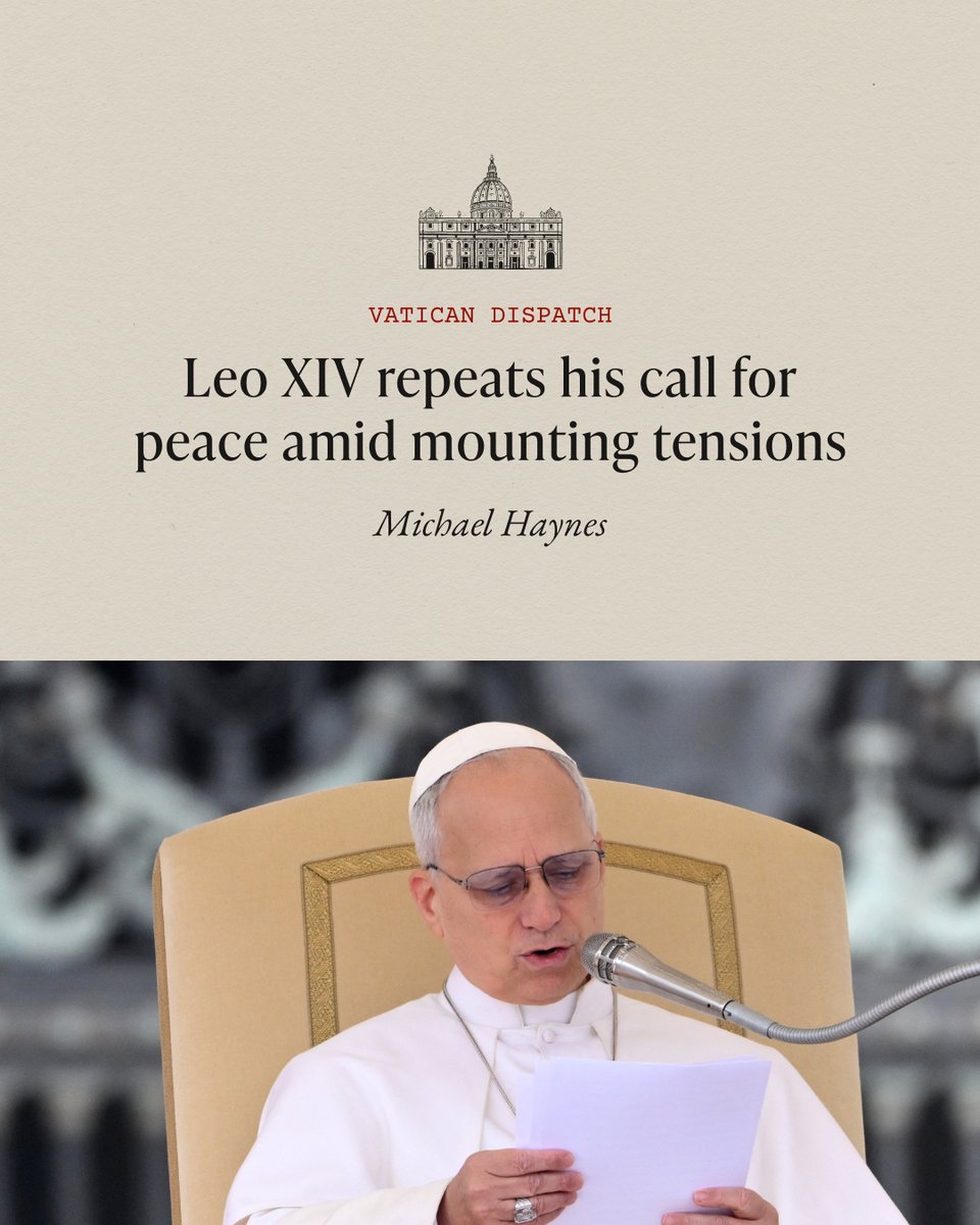 CatholicHerald's tweet photo. Nearly a year after his election, Pope Leo XIV has made peace the defining theme of his pontificate, repeating his call for dialogue and disarmament amid escalating global conflict.

🔗 https://t.co/tZe3DiZqMX https://t.co/zh9fGpXwvW