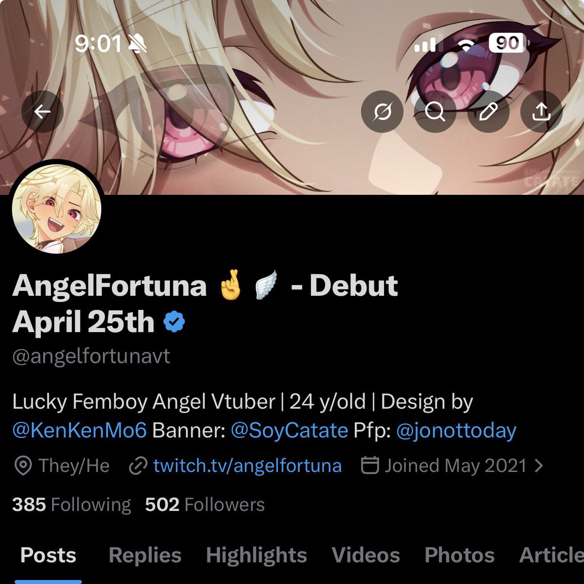 AngelFortuna 🤞🪽 - Debut April 25th tweet media