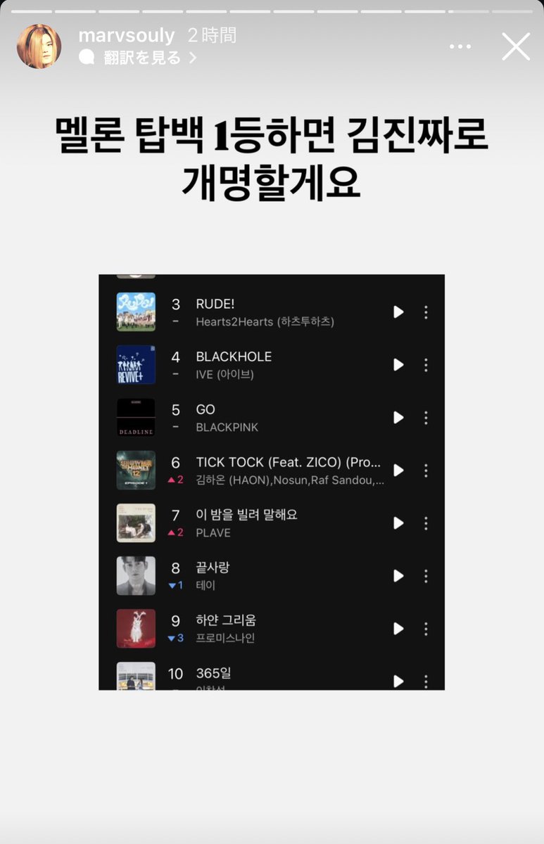 ついに10位入った！TOP100で1位になったらマブ本当に改名するんだろーかw