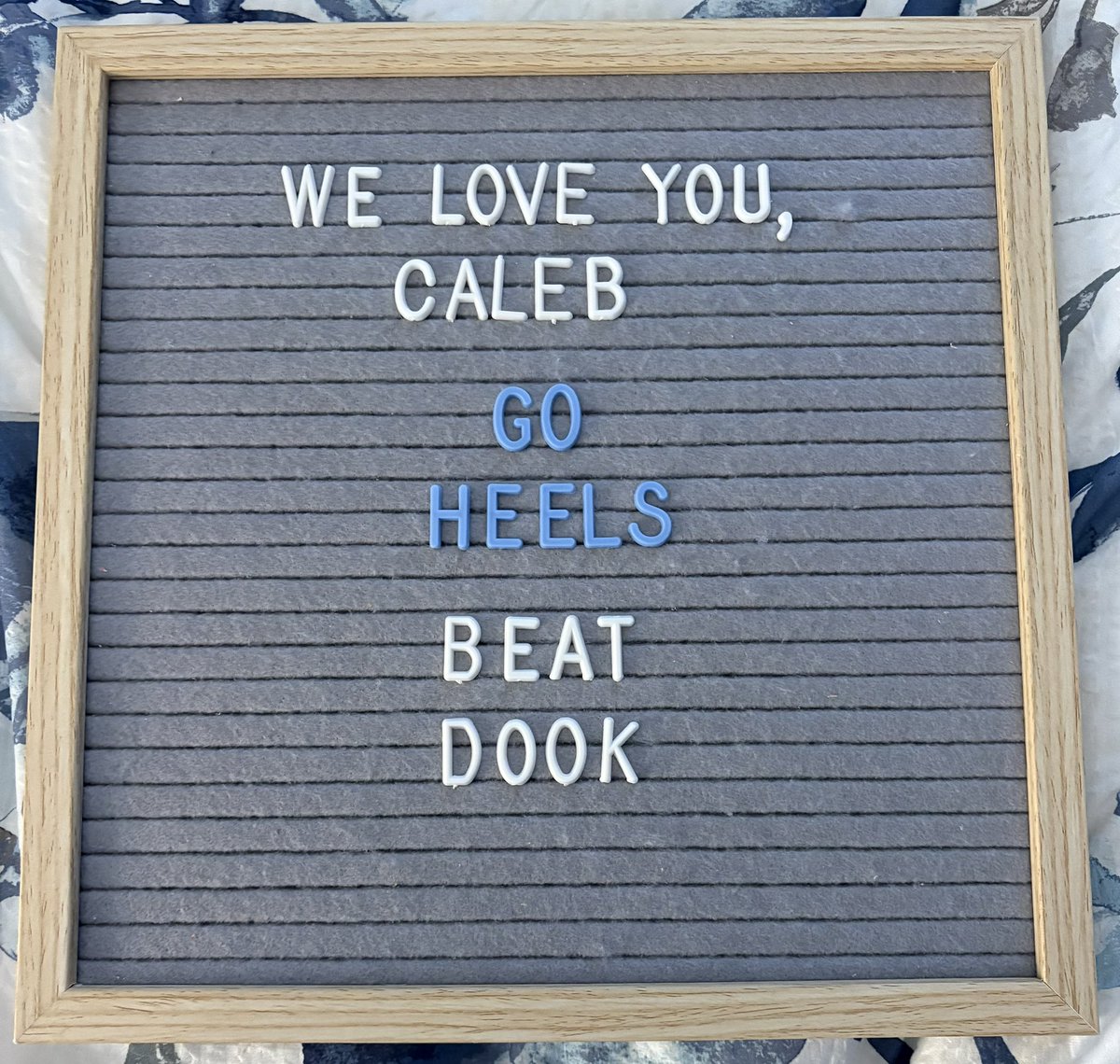 amynoelle24's tweet photo. Thank you for everything @CalebWilson2025 !!! It’s game day for @UNC_Basketball !! #GoHeels #GDTBATH #BeatDook https://t.co/pCA5jGpwPz