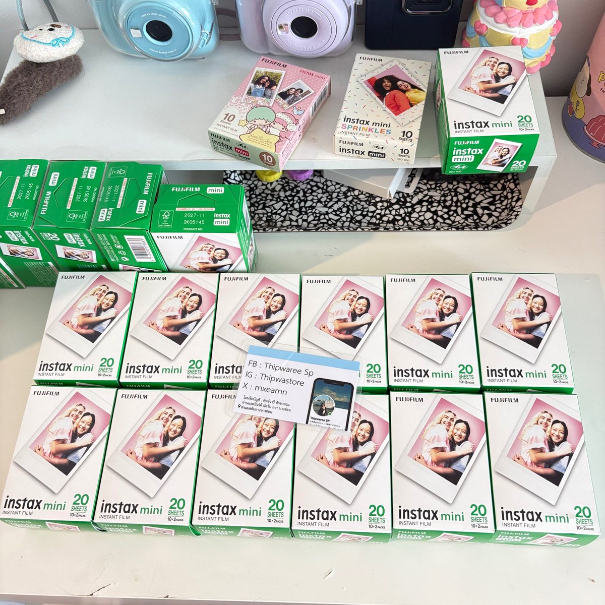 rnxearnn's tweet photo. 📸 ฟิล์มโพลารอยด์ instax mini ของแท้ หมดอายุ 2027
20 แผ่น 600.- / 10 แผ่น 330.- 
🎀 🎀✨ SANRIO / Kitty   10 แผ่น 435.-

🚚 แฟลช 25.- | รีทวิตลด 5.-

#กล้องโพลารอยด์ #ฟิล์มโพลารอยด์  #ฟิล์มโพลาลอยด์ #กล้องโพลาลอยด์ #เช่ากล้อง #กล้องดิจิตอล #ฟิล์มinstax https://t.co/ajmLdRKtJ4