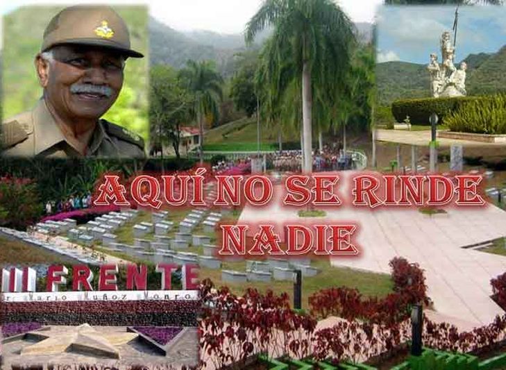 El heroico territorio del III Frente, en #SantiagoDeCuba, fue, es y será siempre un baluarte en la defensa de la obra de la Revolución, fiel al ejemplo de su jefe, el Comandante Juan Almeida Bosque. ¡Aquí no se rinde nadie! #CubaEstáFirme #DePieYCombatiendo