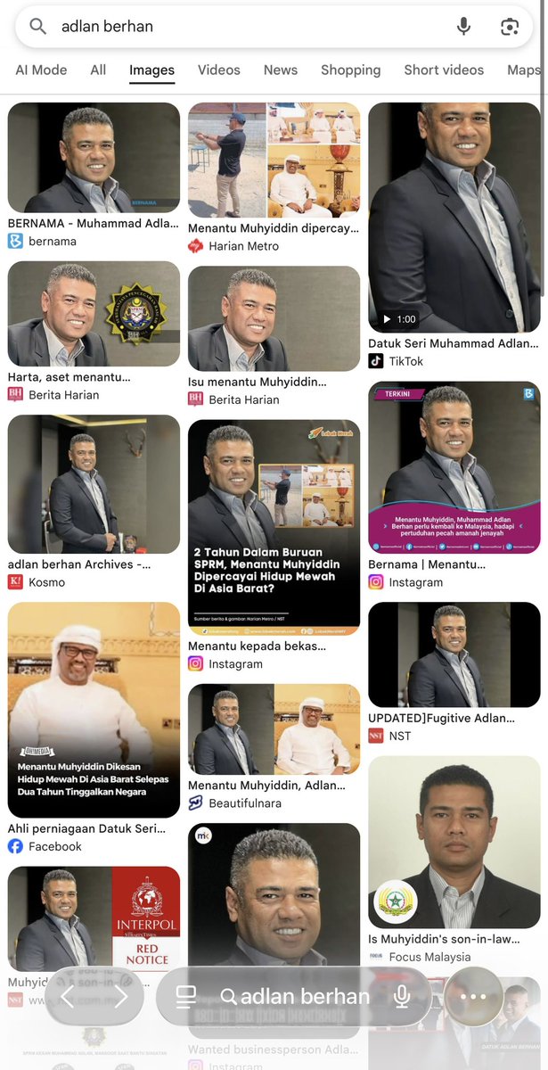 Salam, <a href="/SPRMMalaysia/">SPRM</a>. Kalau nak gambar Adlan, boleh Google kot.