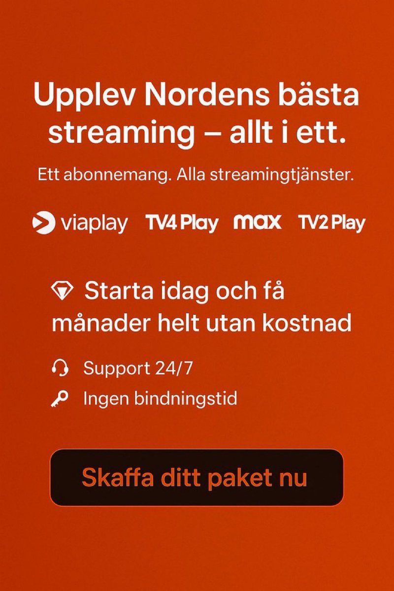 Sverige - Norge TV 🇸🇪🇳🇴 tweet media