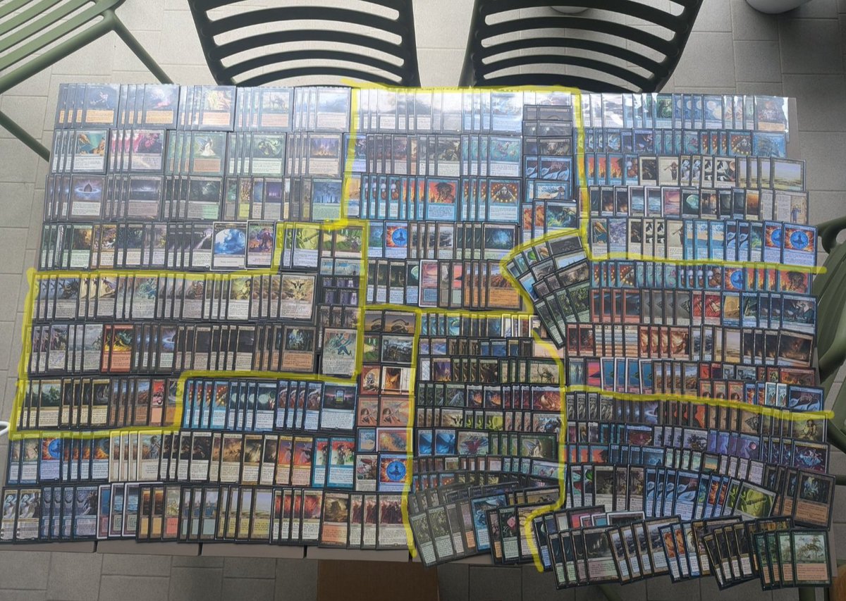 JW_Chief's tweet photo. @DougesOnTwitch Very cool! Thinking about putting this together for a friend group.

Are these the right decks I have grouped here? https://t.co/DmJlJFLfIv