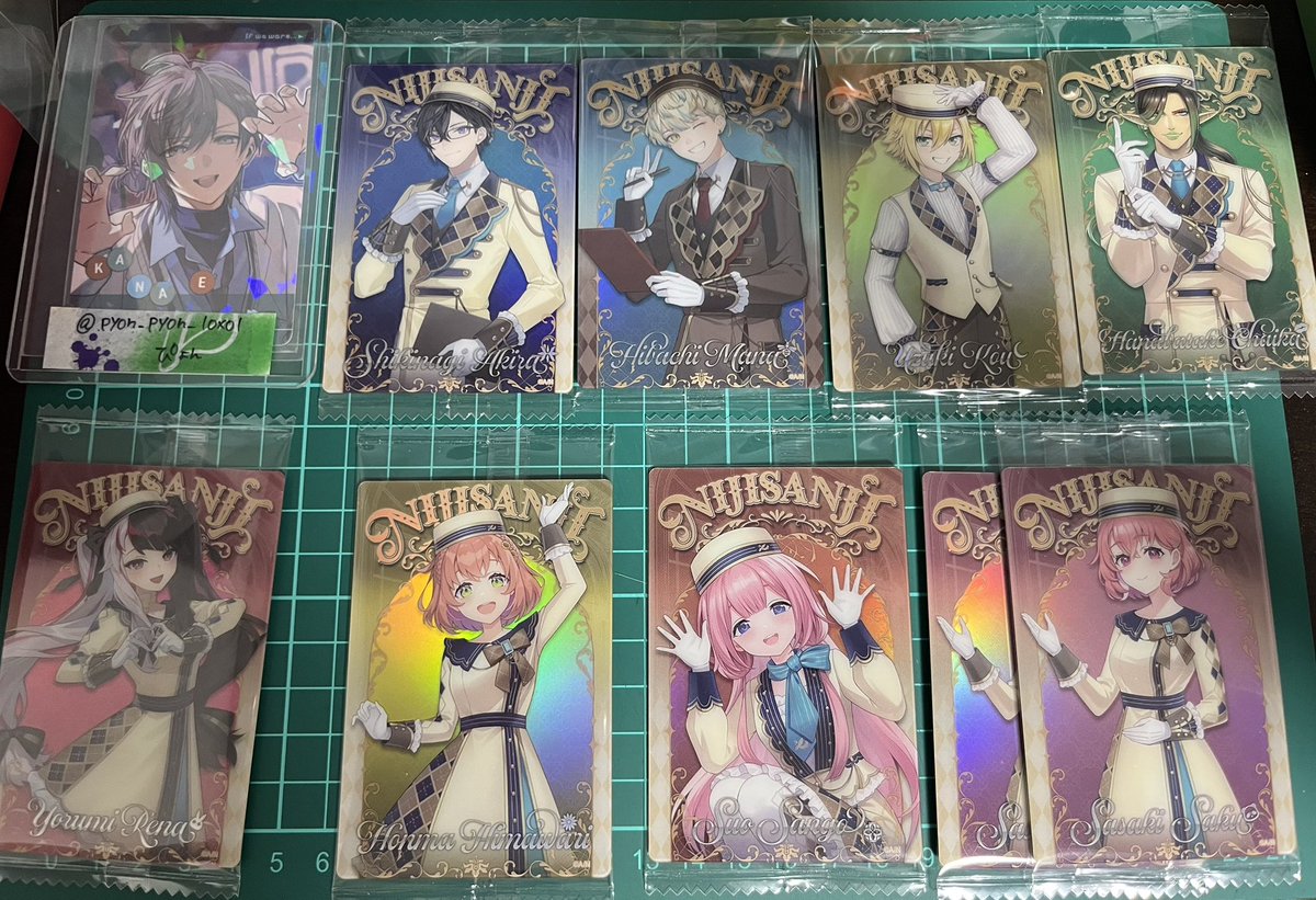 pyon_pyon_loxol's tweet photo. 【交換　譲渡】
にじさんじ ウエハース 1 2

譲:画像1.2

求:画像3.4or150円+送料(💕は1枚のみ)

一部優先ありの為お断りする事もあります。
また当方へは『局留め』でお願いしてます。
出来れば2:2〜/ミニレター◎

よろしくお願いします。 https://t.co/TZbJ7aoLAJ