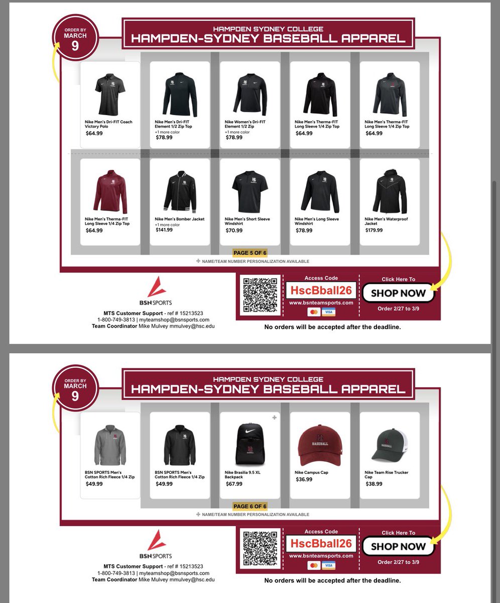 Hampden-Sydney Baseball tweet media