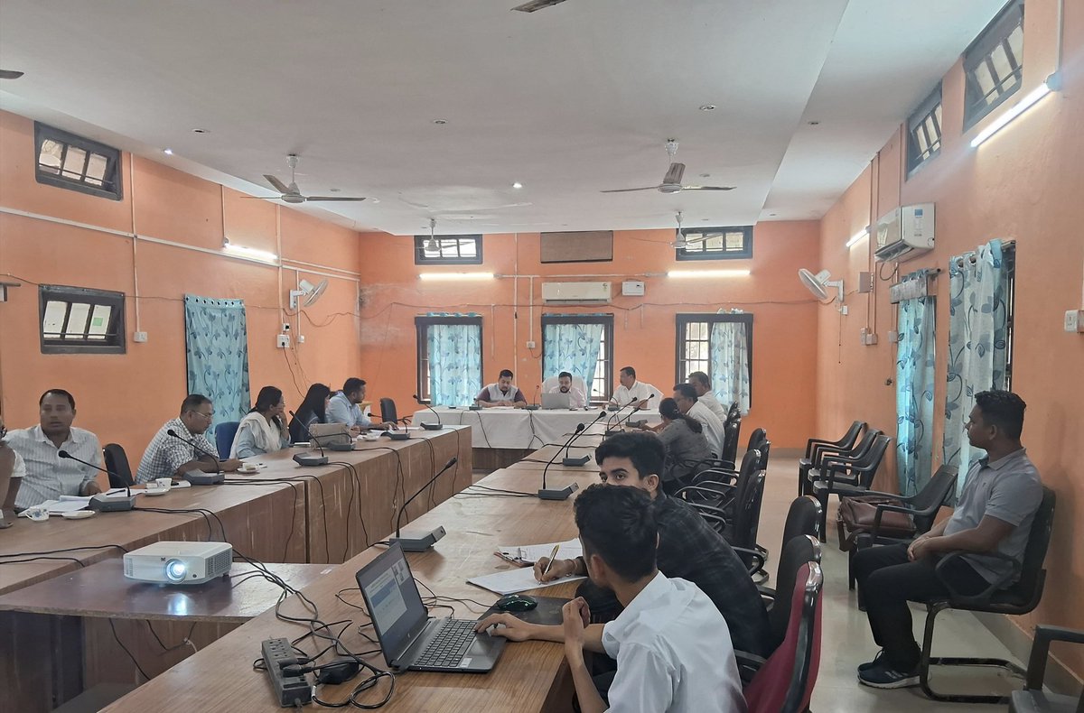 CDCJonai's tweet photo. CDC Jonai, Shri Anand Malhotra, IAS, chaired the February review meeting of the Jonai Co-District Development Committee today, reviewing the progress of key departments, welfare schemes, and the Aspirational Block Programme.
@dhemaji_dc @diprassam https://t.co/K3vF3d1YGM