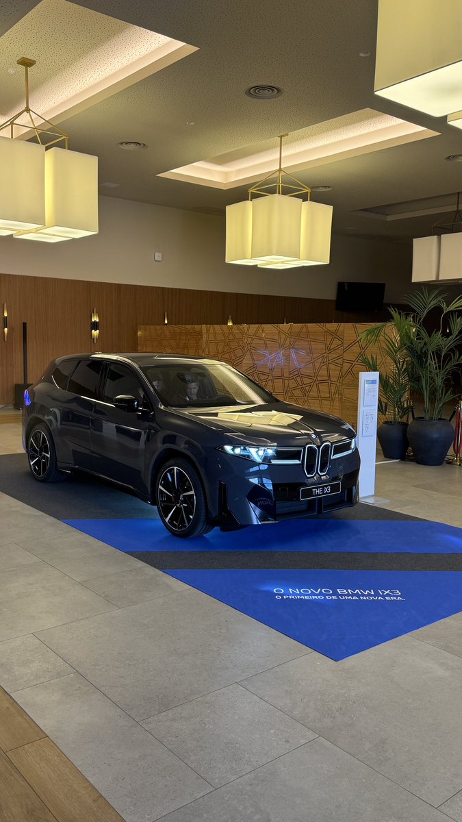 Hoje foi dia de ficar a conhecer o novo <a href="/BMWGroup/">BMW Group</a> iX3 feito sobre a plataforma Neue Klasse da casa bávara… 100% elétrico promete muito… mais tarde conto tudo sobre este automóvel que quer revolucionar a mobilidade elétrica…
Obrigado A Matos Car…