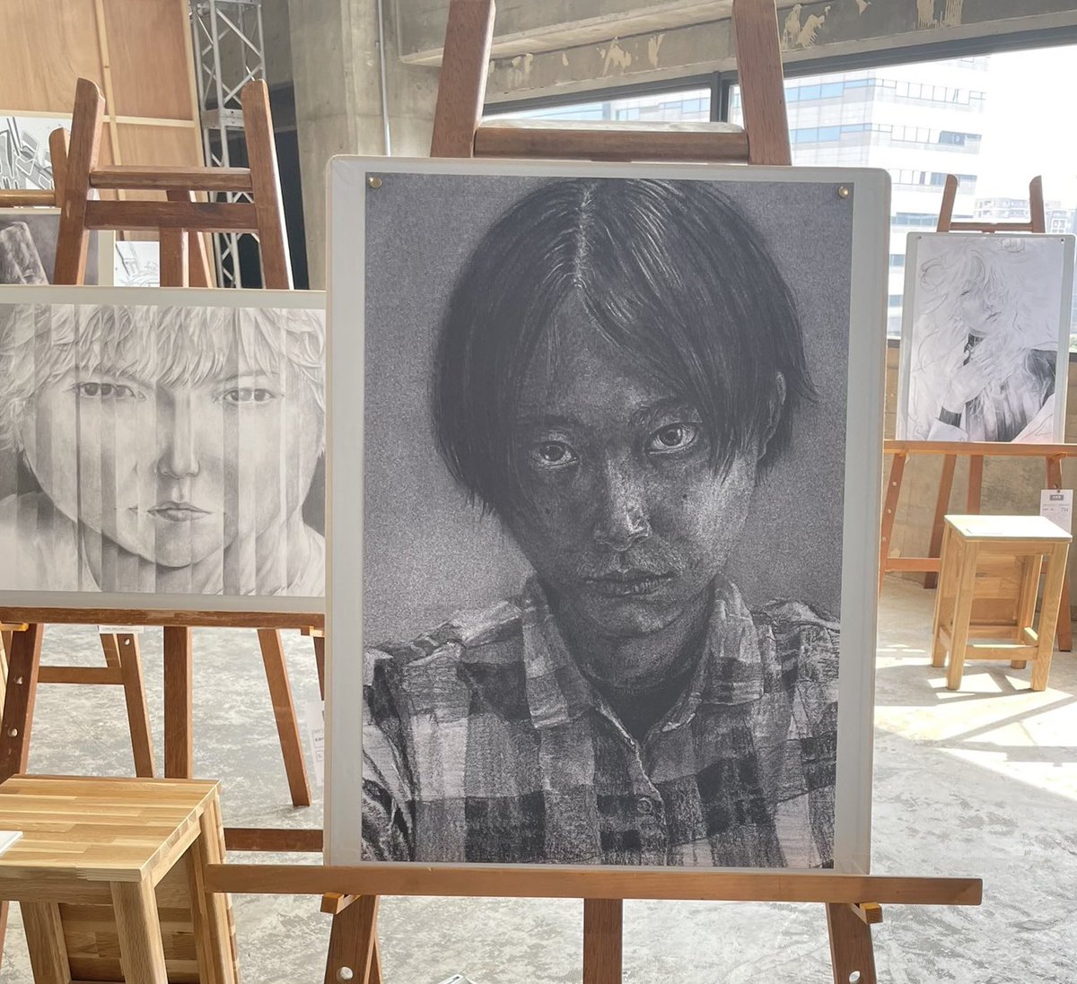 1121takka's tweet photo. 藝大油画の試験、
ブルーピリオド���で見たこれですか?! https://t.co/60g16G9Cvb