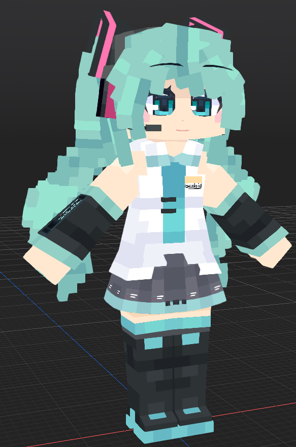 ichrisation's tweet photo. Hatsune Miku

- -

#minecraft #VOCALOID #HatsuneMiku #art #fanart https://t.co/abYoj9F5OT