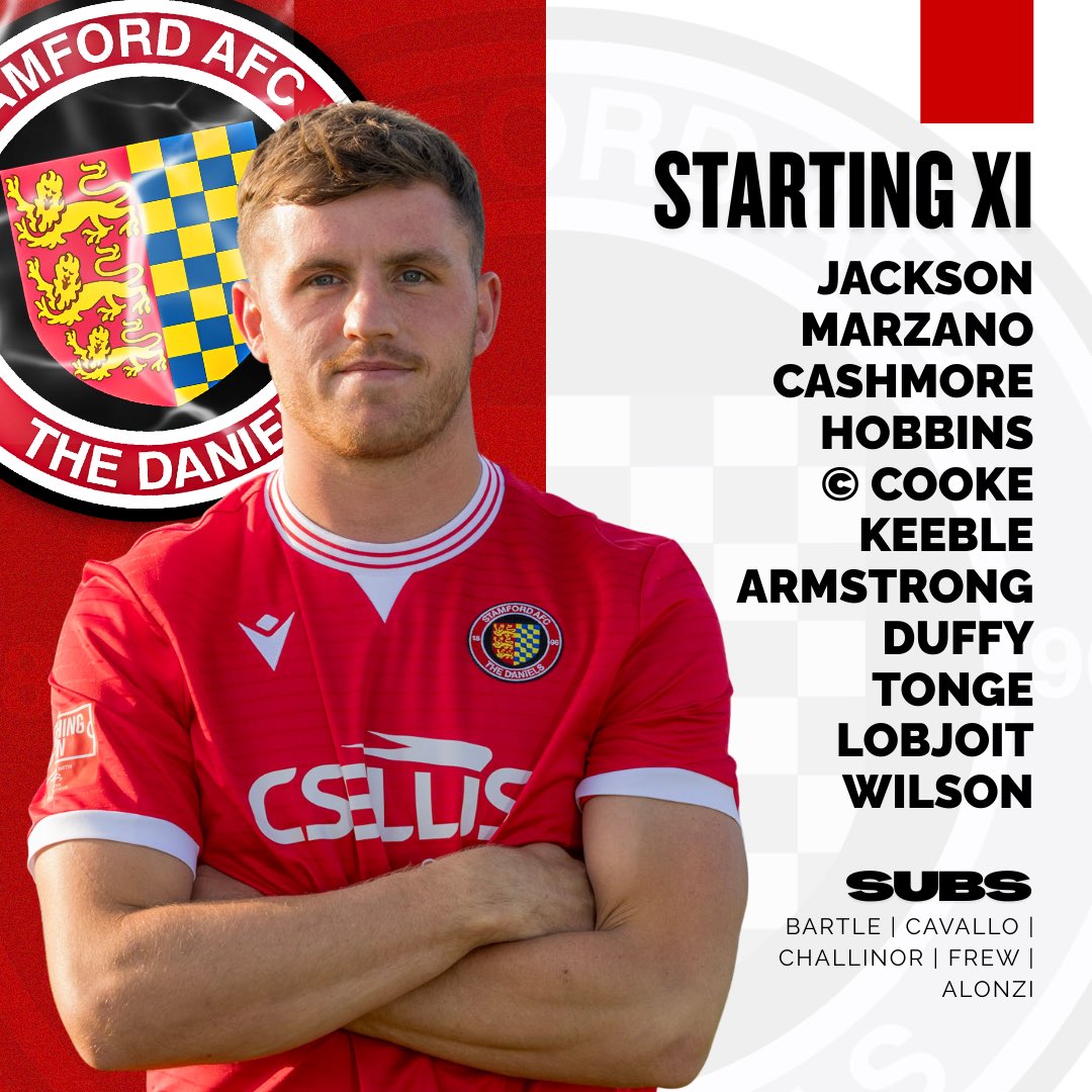𝐓𝐄𝐀𝐌 𝐍𝐄𝐖𝐒

Your Dannies in Suffolk;

Two Changes from our loss against Barwell.

- Sanchez-Tonge and Armstrong start for Alonzi and the injured Collard.
- Bartle returns to the squad after a loan at Bourne Town.

Kick off just under 45 mins away!

#BackTheDannies