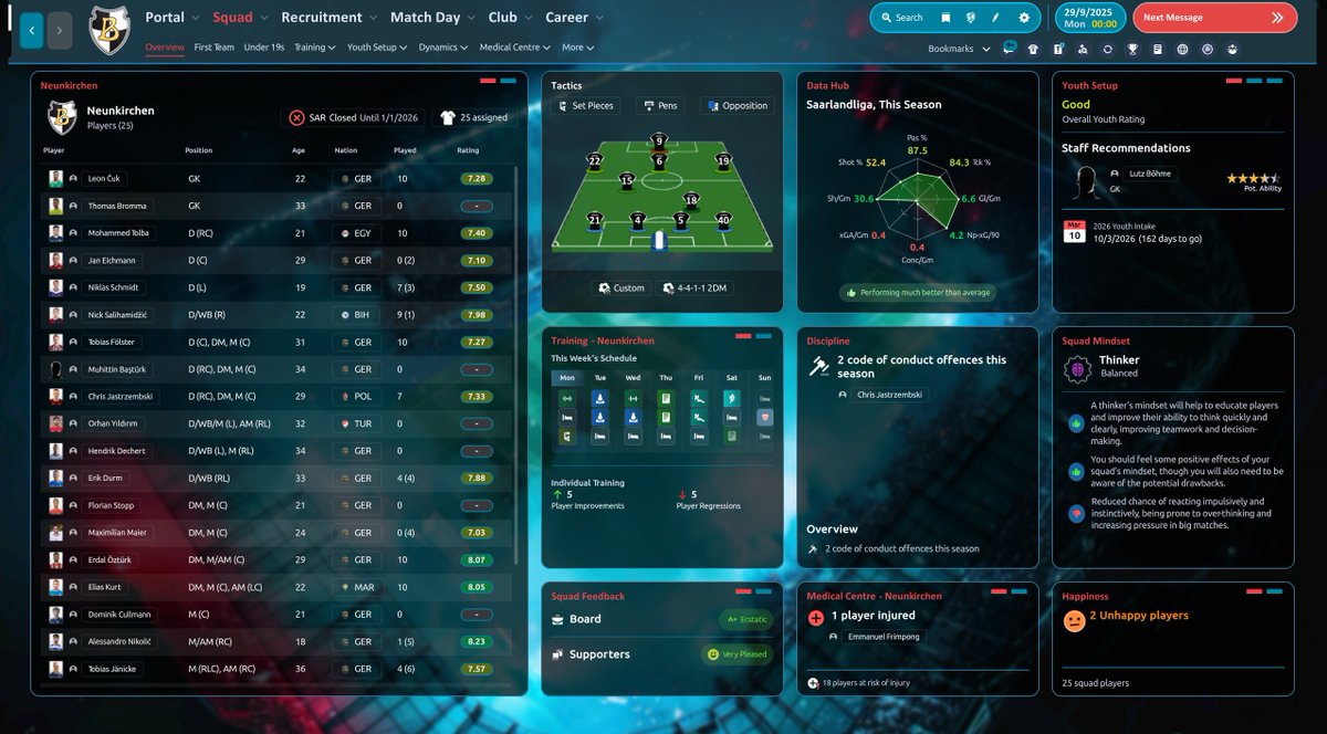 sortitoutsi's tweet photo. #FM26 Skin Darkside's FM.Zweierkette Skin 1.2 - Update 06.03.2026 * Windows and MacOs bundles * * Added FM.Z Lineup- and Teamcolor-Changer * updated Mar 06

Use our Visual Skins Viewer to find the perfect skin for your FM Career!

https://t.co/oiHQqeQZ1h https://t.co/E0CJsqHUUB