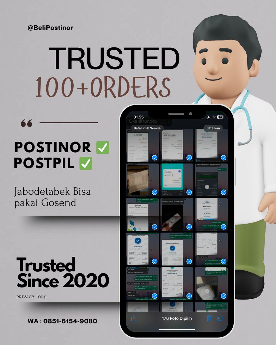 Ajaypalsin79377's tweet photo. #Info guys @BeliPostinor kena suspend ya, ini akun Backup kita 🥰✌
Postinor/Postpil Ready Jakarta &amp; Sekitarnya bisa via Gosend, tersedia jg via Marketplace 

➡️ Postinor : 80rb
➡️ Postpil : 70rb

✅ Garansi Original &amp; Privasi Terjamin aman 100% 
☎ Order : 0851-6154-9080 (WA) https://t.co/QsFn1Z7YSn