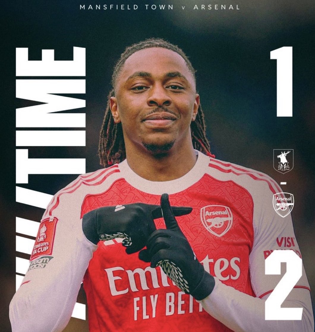 mrbayoa1's tweet photo. Good game from Arsenal, even though I’m gutted about the injuries to Trossard and Calafiori. Mansfield is a top side, and I congratulate them for witnessing greatness and learnt lessons from the best team in the world. Brick by brick, greatness awaits The Arsenal 🙏🙏. https://t.co/K5QXJ6Gkzr
