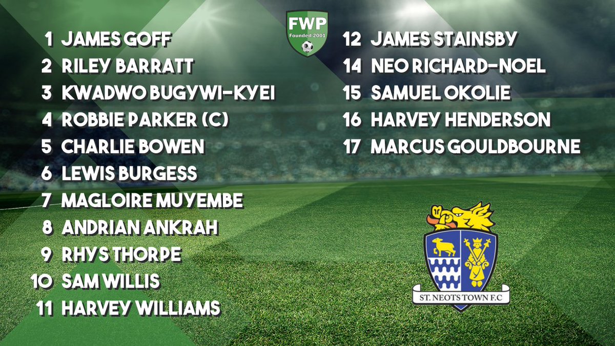 St Neots Town F.C. Official tweet media