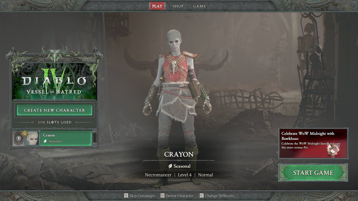 SimpleCrayon_'s tweet photo. diablo stream? thank you @MrMurlock ! https://t.co/eIiioKijOg