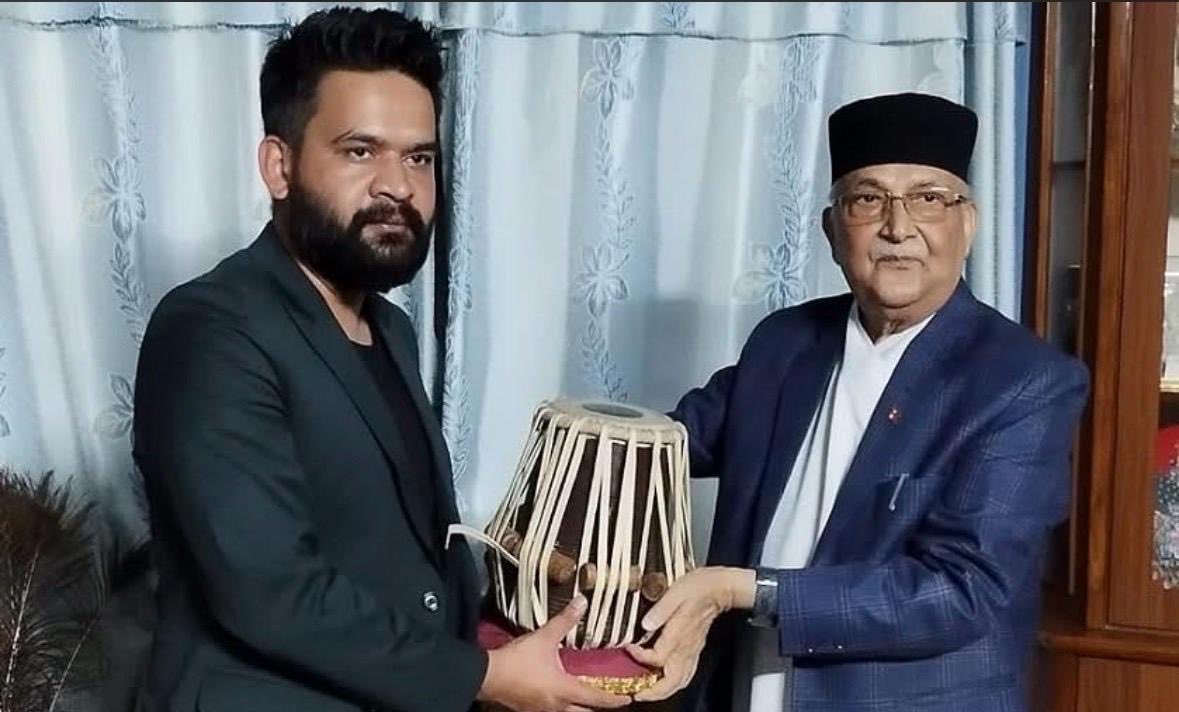 K P Sharma Oli tweet media