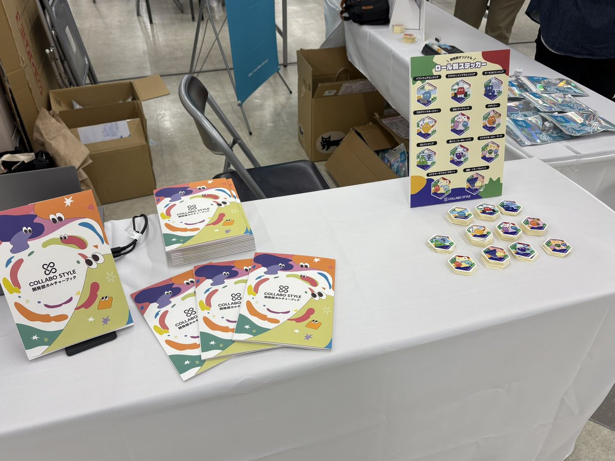 beam_v0u0v's tweet photo. #jawsdays2026 に参加しました〜！！
多くの方々とお話しできてとても楽しかったです😆✨
今回はブースにあった、すごろくのボードとステッカーのデザインを担当させていただきました！！
ブースでの体験が楽しい思い出になっていましたらすごく嬉しいです🙌
ありがとうございました！！！ https://t.co/ACSHk5LOG9