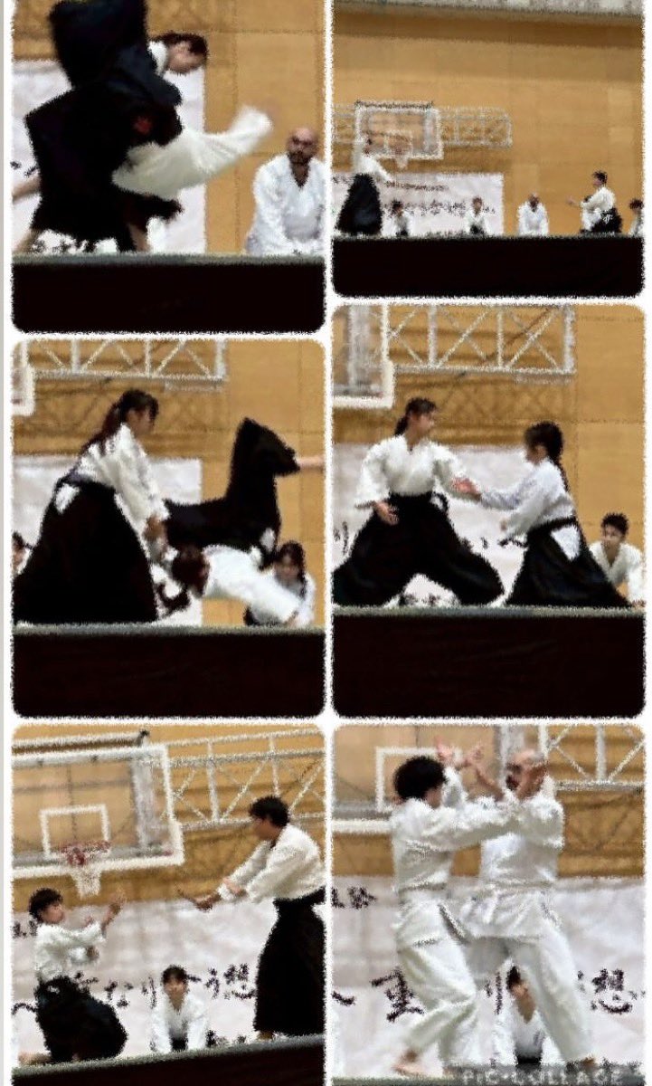 EU_Aikido's tweet photo. 愛媛大学合氣道部です！
11/8,9に行われた学生祭で演武をさせて頂きました!
医学部の皆さんにも賛助演武していただき、とても良いス���ージになりました🙌🏻
また飲食出展ではわたあめを販売し、多くの方にお買い上げ頂きました✨️

 #愛媛大学 #合氣道部 #合氣道 https://t.co/74LZobGFgS