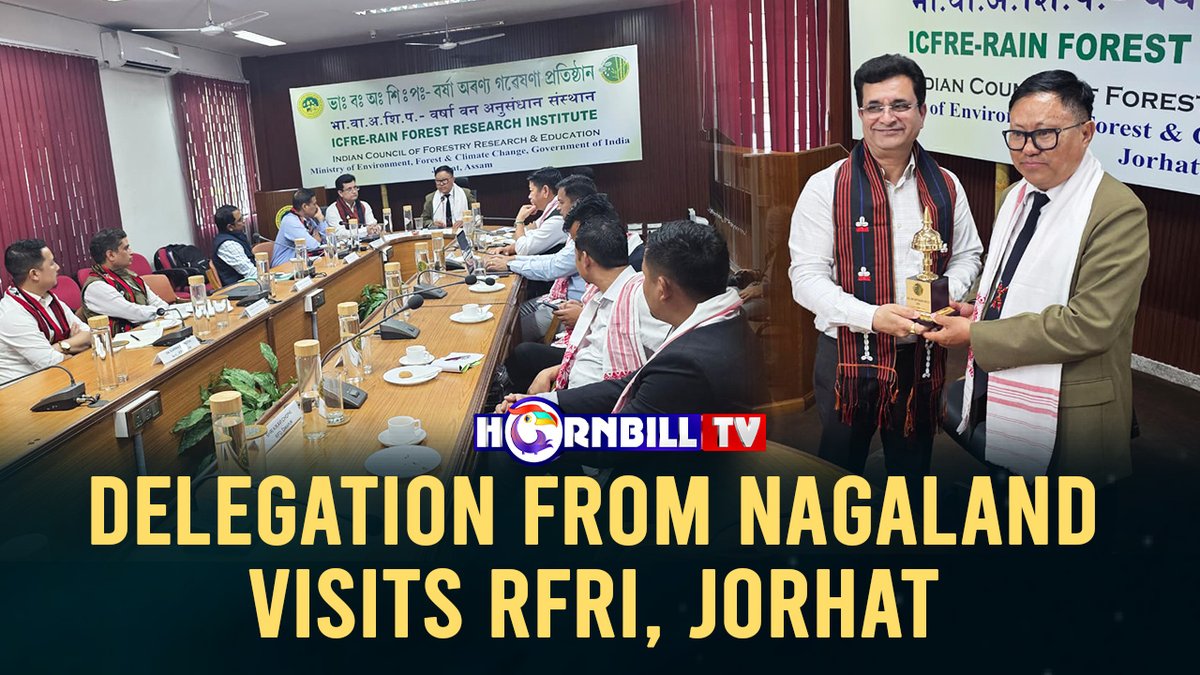 hornbilltv's tweet photo. Delegation From Nagaland Visits RFRI, Jorhat
Click on link to watch the full video
https://t.co/DvGj3swS5F
#Delegation #Nagaland #RFRI #Jorhat https://t.co/h8nzplfPM1