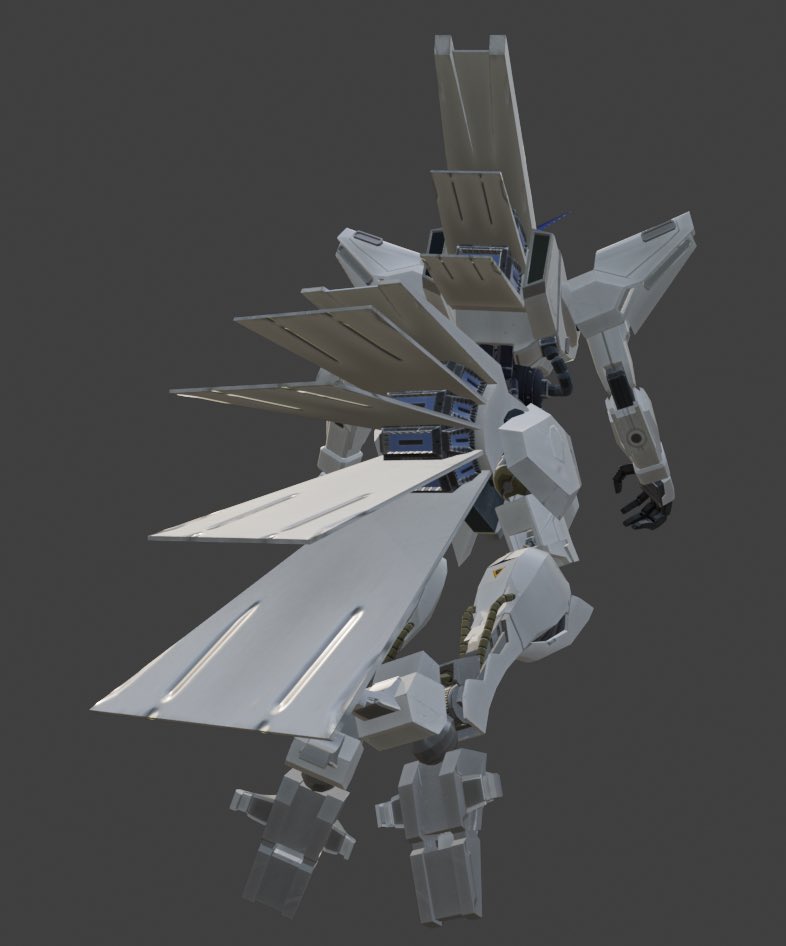 CyberiumCM's tweet photo. Newest kitbash done for @Gundam_mf and @MiniaMousey, the I-Saviour!

Used GB4 models to make it this time, boy do I hate using those (too many textures)

More images below! https://t.co/miRPlJ51gh