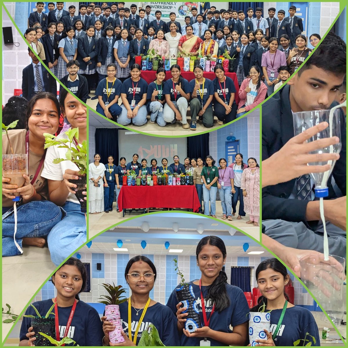 ayudh_india's tweet image. #WaterConservation and #upcycling awareness took center stage as #AYUDHBhubaneswar recently conducted an inspiring SIP (#SelfIrrigatingPlanter) Workshop for enthusiastic students at Jupiter Public School, #Bhubaneswar, #Odisha. 🌱💧
#AYUDHIndia #AYUDHActivities #YouthForSeva