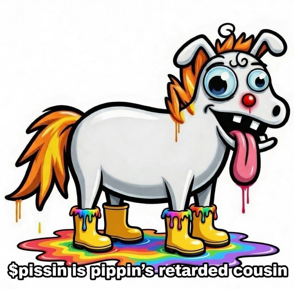 wesleysmit15314's tweet photo. @Ralvero Ralvero, take a flyer on $pissin. Pippins retarded cousin is a serious degen play!!  Listed on GemPump and bonding soon!!

A4STU4JNW9euEWnsqnTFxAJnTKrPgcw4XNJqYMG1pump https://t.co/FYsda2uc6l