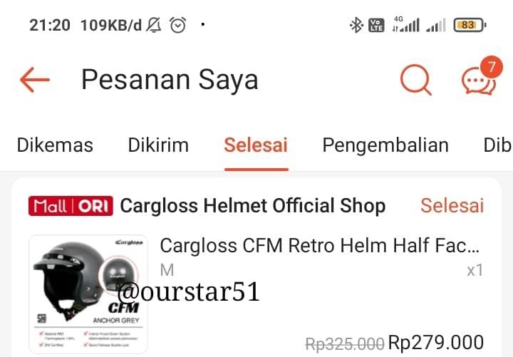 Ada yang mau gantiin Cargloss CFM Retro abu abu ini enggak? Ternyata uk M kekecilan untuk aku😭 250k nego. Ini baru banget hari ini dateng.

Bantul area sewon, pleret, bisa cod.

wtb cargloss 
#zonauang #zona