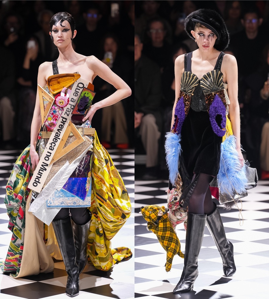 【美品】  JUNYA WATANABE COMME des GARCONS / ジュンヤワタナベ | 2013SS | バイカラー ドッキング チュール トップス | S | イエロー/パープル | レディース 美品】 JUNYA WATANABE COMME des GARCONS / ジュンヤワタナベ