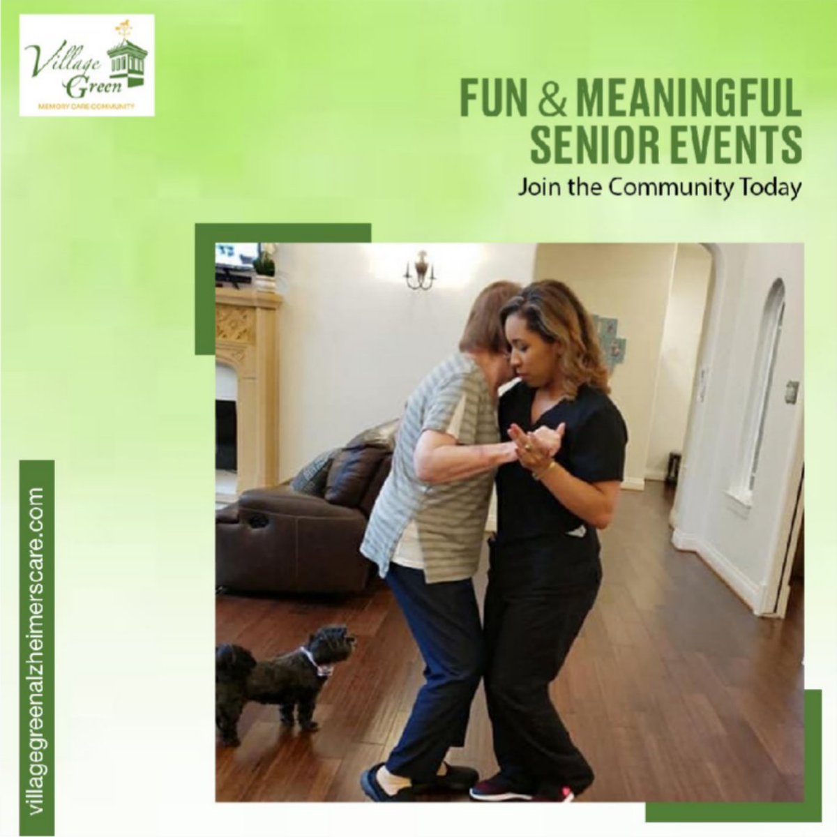 VGAlzheimercare's tweet image. Village Green hosts events for seniors to promote social connection, joy, and engagement. Every activity is designed to create purpose and happiness. 💛

Discover more at villagegreenalzheimerscare.com

#SeniorEvents #MemoryCare #VillageGreenCare