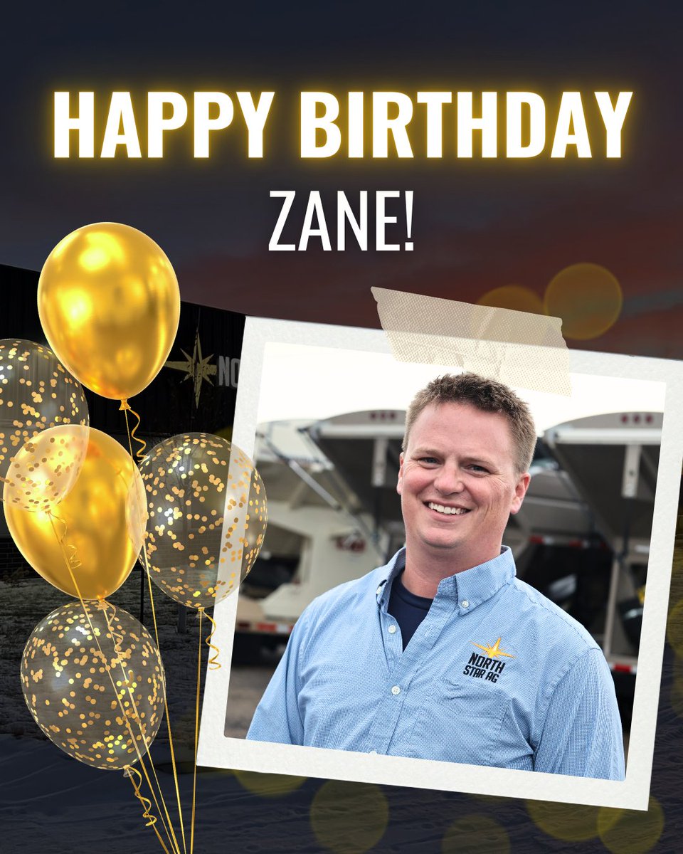Help us wish a big Happy Birthday to the guy who started it all, Zane! From day one, he’s been building North Star Ag with a vision to serve customers the right way, with hard work, strong values, and a whole lot of passion for this industry. 🎉