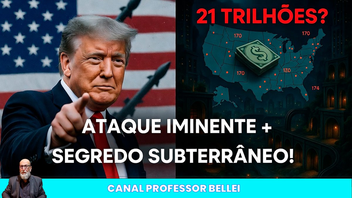 Trump Ameaça Ataque DEVASTADOR ao Irã Hoje! + 170 Cidades SUBTERRÂNEAS N... youtu.be/zOlg6VP5IF0?si… via <a href="/YouTube/">YouTube</a>