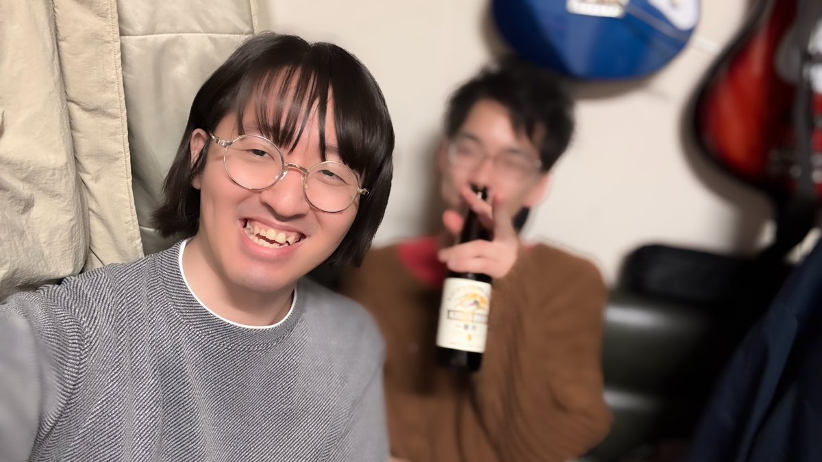 yoppy_drum's tweet photo. じゃんあぃの新旧ドラマーで話した濃密な時間はあっという間やった😆 https://t.co/GBHOvPpFLD