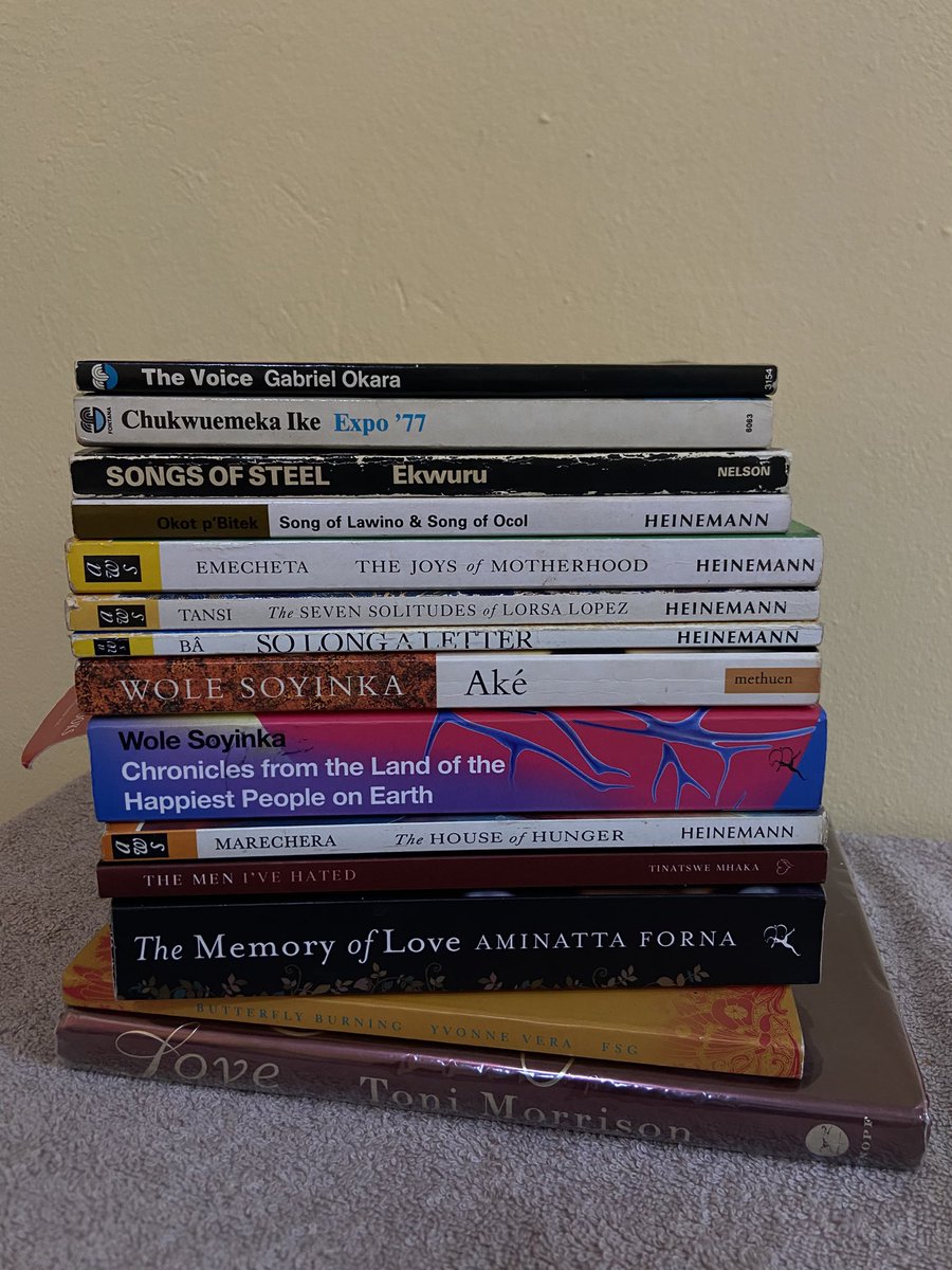 mazwiake's tweet photo. My little growing library🤍

#happyworldbookday https://t.co/8dFbPzFNvi