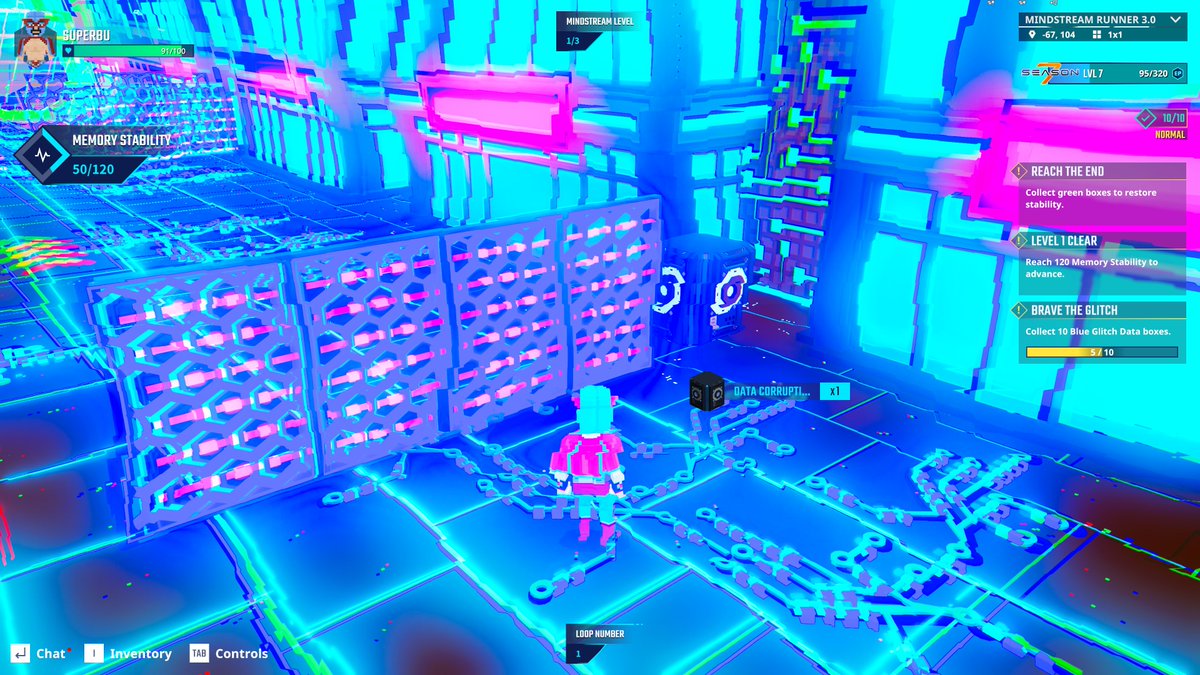 Blue memory cube got me seeing things in The Sandbox Season 7… screenshot captured. <a href="/TheSandboxGame/">The Sandbox</a>  tsbga.me/TheSandbox #Season7